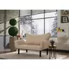 Canapea Fixa Cu Brate Rabatabile, Chatto, 140x65x70 cm - Cream picture - 1