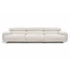 Canapea Nara, 3 Locuri, Tetiere Reglabile, 329x113x71-86 h cm, Stofa, Ecru picture - 1