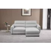 Coltar Alula 51696, Sezut Glisant, Actionare Electrica, Spatiu de depozitare, 228x165x93 h cm, Sofa Gri Deschis picture - 1