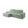 Coltar Corfu Cu Sezut Glisant Actionare Electrica, 290x152x83 h cm, Stofa, Verde Salvie picture - 3