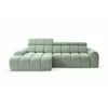 Coltar Corfu Cu Sezut Glisant Actionare Electrica, 290x152x83 h cm, Stofa, Verde Salvie picture - 1
