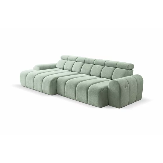 Coltar Corfu Cu Sezut Glisant Actionare Electrica, 290x152x83 h cm, Stofa, Verde Salvie picture - 5
