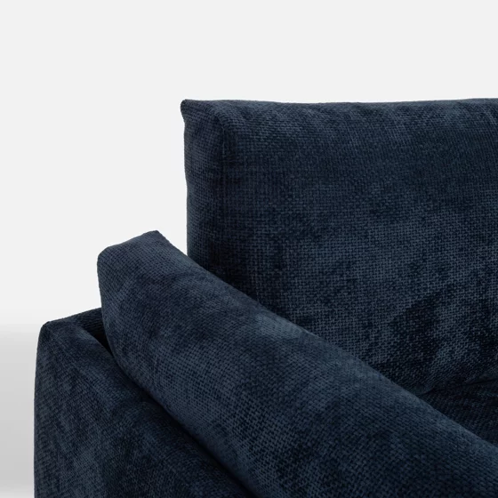 Coltar Edo, 272x161x88 h cm, Stofa Albastra picture - 8