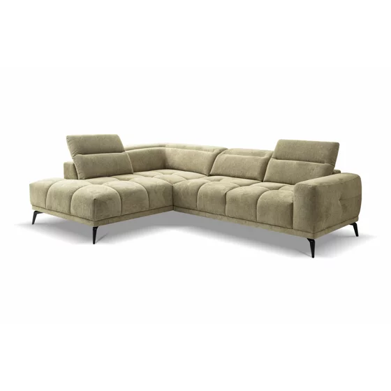 Coltar Elche Cu Sezut Reglabil, 281x214x81-96 cm, Stofa, Verde Salvie picture - 4