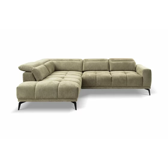 Coltar Elche Cu Sezut Reglabil, 281x214x81-96 cm, Stofa, Verde Salvie picture - 3