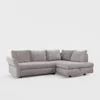 Coltar Extensibil Adria, 254x173x89 cm, Stofa, Gri-Beige picture - 4