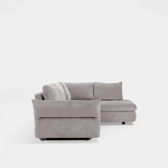 Coltar Extensibil Adria, 254x173x89 cm, Stofa, Gri-Beige picture - 5