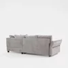 Coltar Extensibil Adria, 254x173x89 cm, Stofa, Gri-Beige picture - 6