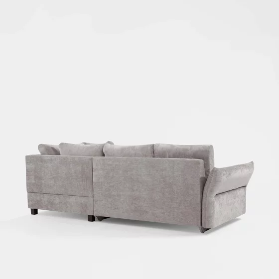 Coltar Extensibil Adria, 254x173x89 cm, Stofa, Gri-Beige picture - 6