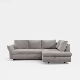 Coltar Extensibil Adria, 254x173x89 cm, Stofa, Gri-Beige