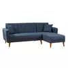 Coltar Extensibil Aqua Kose, Dreapta, 225x145x85 cm - Albastru Inchis picture - 6