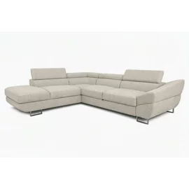 Coltar Extensibil Aragon,  282×235×74–84 h cm, Stofa Beige Inchis