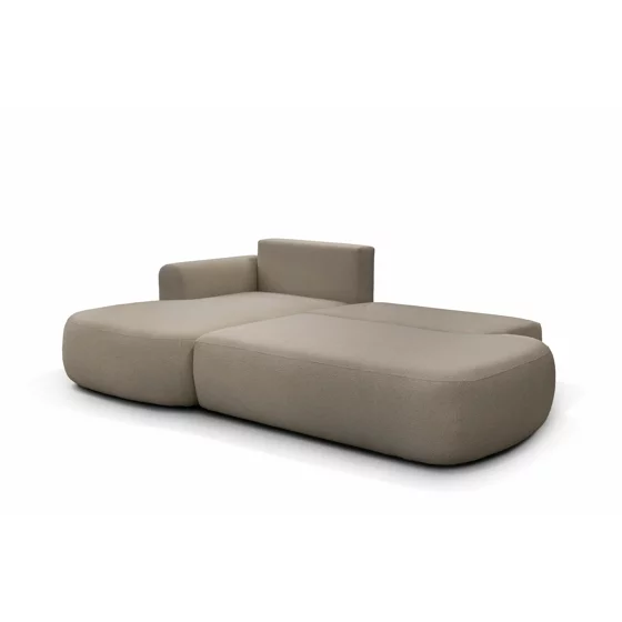 Coltar Extensibil Arona, 286x175x88 cm, Stofa, Caramel picture - 4