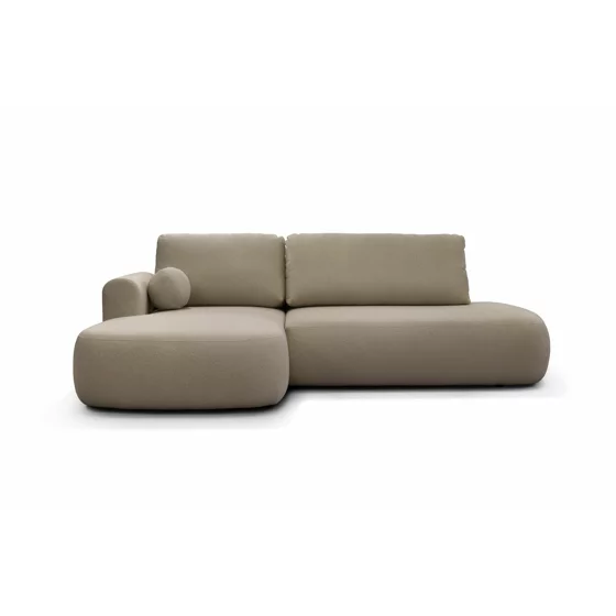 Coltar Extensibil Arona, 286x175x88 cm, Stofa, Caramel picture - 2