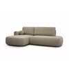 Coltar Extensibil Arona, 286x175x88 cm, Stofa, Caramel picture - 6