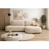 Coltar Extensibil Arona, 286x175x88 cm, Stofa tip Boucle, Beige picture - 1