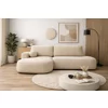 Coltar Extensibil Arona, 286x175x88 cm, Stofa tip Boucle, Beige picture - 2