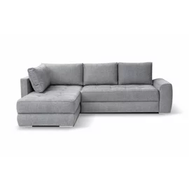 Coltar Extensibil Bari, Universal, 266x185x74-91 h cm, Stofa, Gri