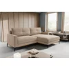 Coltar Extensibil Bergamo 238x162x92 h cm, Stofa Beige Inchis picture - 1