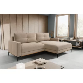Coltar Extensibil Bergamo 238x162x92 h cm, Stofa Beige Inchis