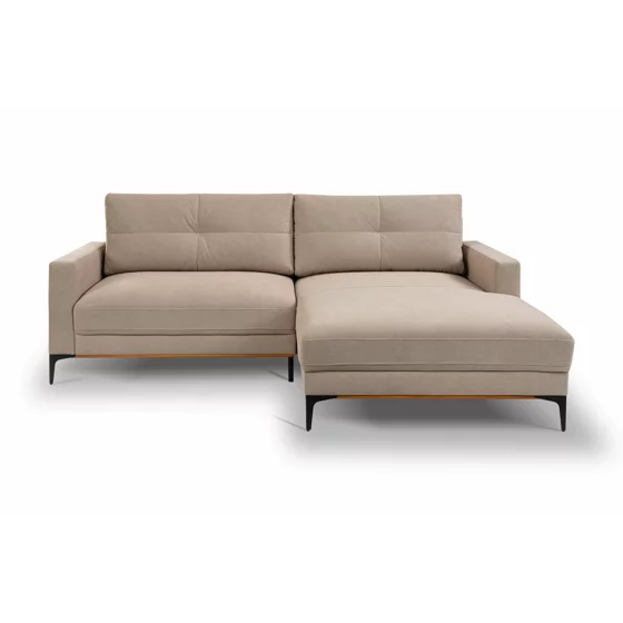Coltar Extensibil Bergamo 238x162x92 h cm, Stofa Beige Inchis picture - 5