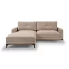 Coltar Extensibil Bergamo 238x162x92 h cm, Stofa Beige Inchis picture - 6