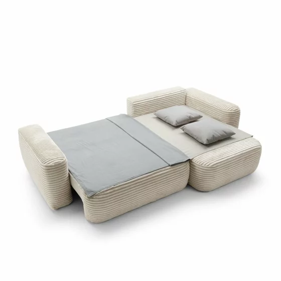 Coltar Extensibil Billy, Universal, 273x168x95 h cm, Stofa Raiata, Ecru picture - 7