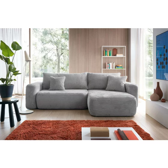 Coltar Extensibil Billy, Universal, 273x168x95 h cm, Stofa Raiata, Gri picture - 1