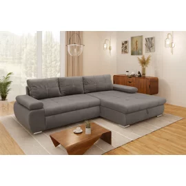 Coltar Extensibil Breva, 294x174x88, Stofa, Gri