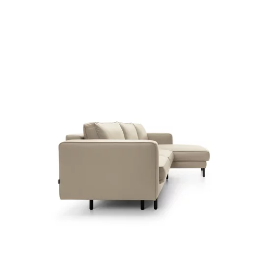 Coltar Extensibil California, Universal, 262x156x87 h cm, Piele Ecologica, Beige picture - 4