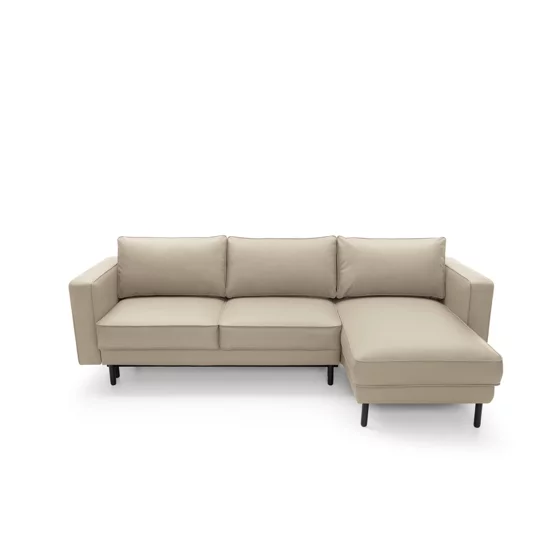Coltar Extensibil California, Universal, 262x156x87 h cm, Piele Ecologica, Beige picture - 6