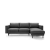  Coltar Extensibil California, Universal, 262x156x87 h cm, Piele Ecologica, Negru picture - 1