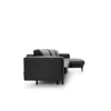  Coltar Extensibil California, Universal, 262x156x87 h cm, Piele Ecologica, Negru picture - 5