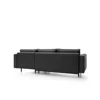  Coltar Extensibil California, Universal, 262x156x87 h cm, Piele Ecologica, Negru picture - 6