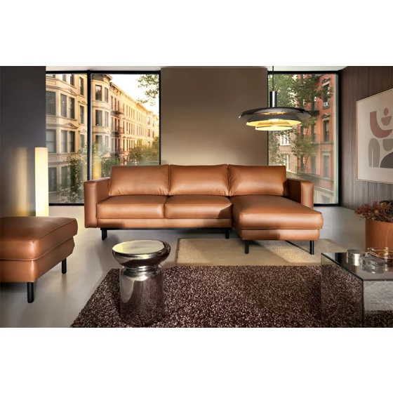 Coltar Extensibil California, Universal, 262x156x87 h cm, Piele Ecologica, Rust picture - 2