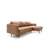 Coltar Extensibil California, Universal, 262x156x87 h cm, Piele Ecologica, Rust picture - 5