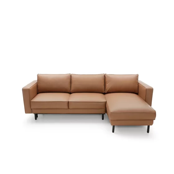 Coltar Extensibil California, Universal, 262x156x87 h cm, Piele Ecologica, Rust picture - 8