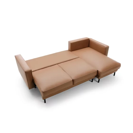 Coltar Extensibil California, Universal, 262x156x87 h cm, Piele Ecologica, Rust picture - 10