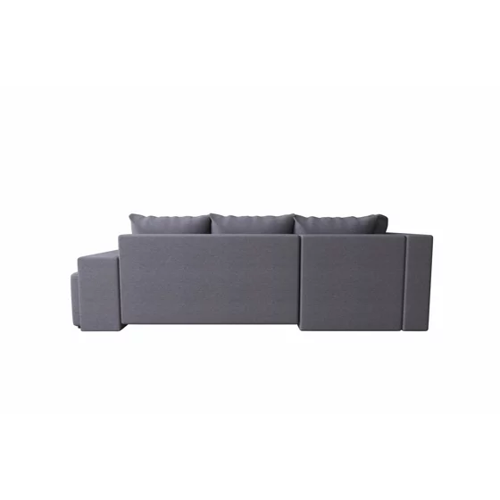 Coltar Extensibil Dallas Cu Tabureti,  265x182x68 h cm, Stofa Gri, Colt Stanga picture - 6