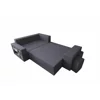Coltar Extensibil Dallas Cu Tabureti,  265x182x68 h cm, Stofa Gri, Colt Stanga picture - 5