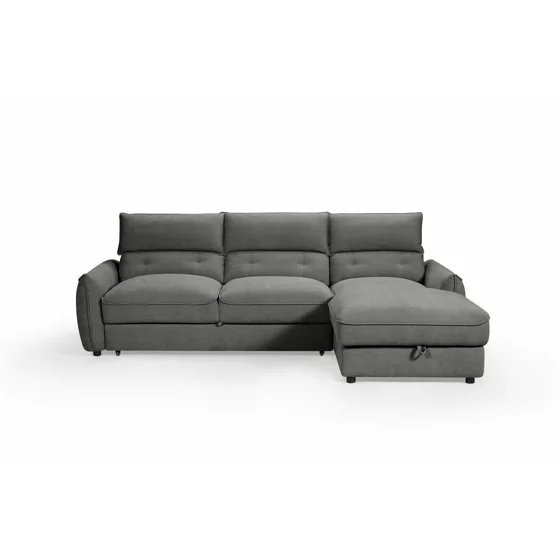 Coltar Extensibil Delpo, 284x162x94 cm, Stofa, Gri, picture - 1