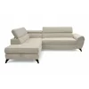 Coltar Extensibil Elena, 251x203x70-90 h cm, Stofa Gri Deschis picture - 1