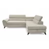 Coltar Extensibil Elena, 251x203x70-90 h cm, Stofa Gri Deschis picture - 2
