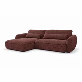Coltar Extensibil Elvio, 280x183x84 h cm, Stofa Caramiziu