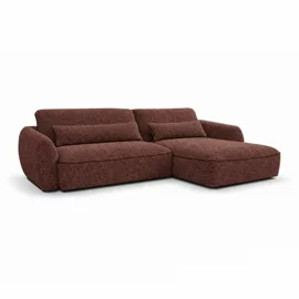 Coltar Extensibil Elvio, 280x183x84 h cm, Stofa Caramiziu