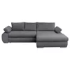Coltar Extensibil Eternity, Spatiu de Depozitare, 295x177x90 h cm, Stofa, Gri picture - 4
