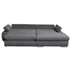 Coltar Extensibil Eternity, Spatiu de Depozitare, 295x177x90 h cm, Stofa, Gri picture - 8