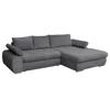 Coltar Extensibil Eternity, Spatiu de Depozitare, 295x177x90 h cm, Stofa, Gri picture - 7