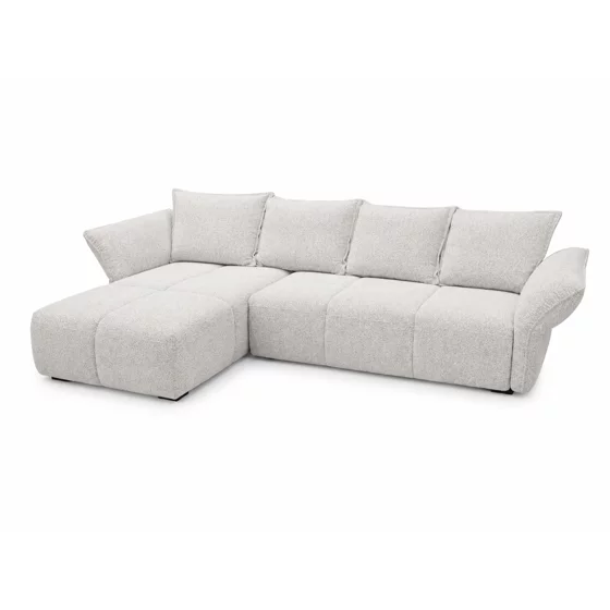 Coltar Extensibil Forio, 320/297x171x88 h cm, Stofa Beige picture - 1