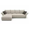Coltar Extensibil Forio, 320/297x171x88 h cm, Stofa Maro Deschis picture - 3